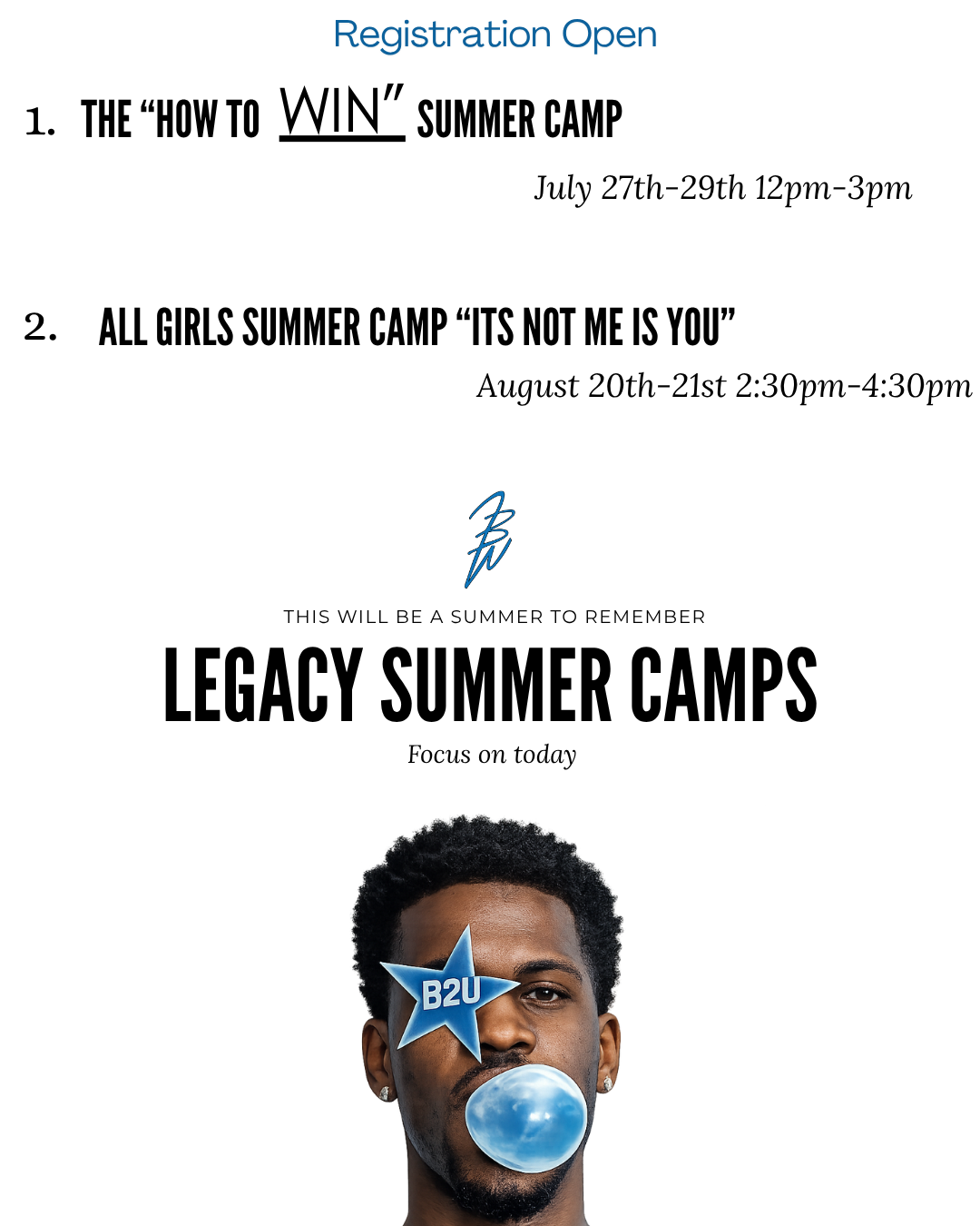 Legacy Summer camps